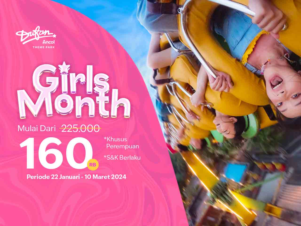 Tiket Hemat Dufan Girls Month! Mulai dari 160rb!